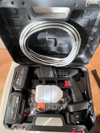 Hidrolimpiadora Batería 21V Portátil + 2 Baterías