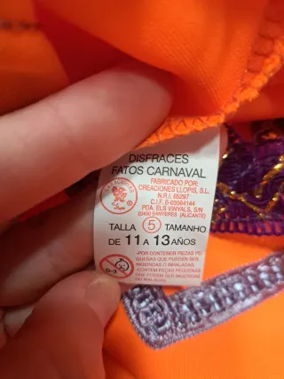 Disfraz Ruso Niño Talla 11/13 años