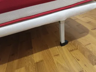 Colchón y somier con patas Cama 90