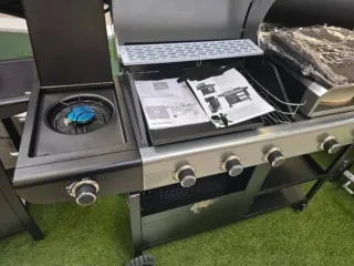 Barbacoa Gas 6 Fuegos + Horno Pizza+otro fueguete