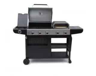 Barbacoa Gas 6 Fuegos + Horno Pizza+otro fueguete