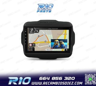 RADIO GPS ANDROID 14 PARA JEEP RENEGADE 15-20
