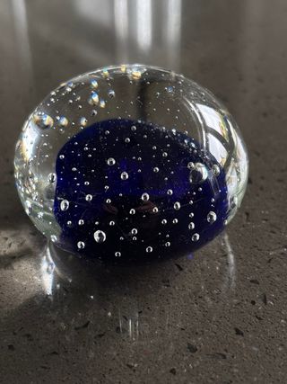 Pisapapeles cristal soplado burbujas
