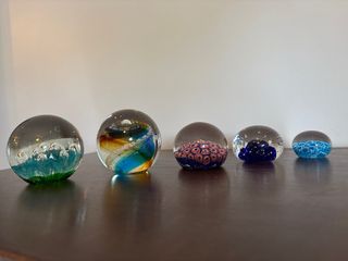 Pisapapeles cristal soplado burbujas