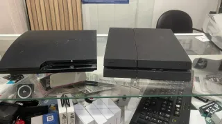 Consola PlayStation 3 y 4 Negra