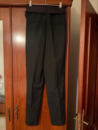 Pantalón Zara lazo cintura Talla XS Negro