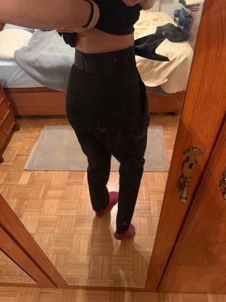 Pantalón Zara lazo cintura Talla XS Negro