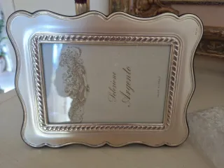 Cornice Argento e Legno Selezione Argento