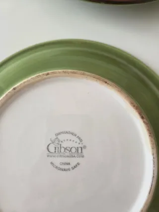 Juego 4 platos decorativos girasoles