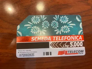 3 Schede Telefoniche Telecom Italia Sicilia '97