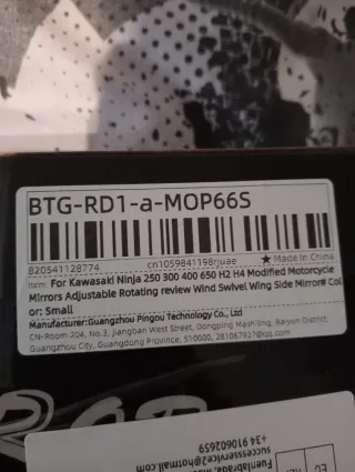 Espejos Retrovisores Moto