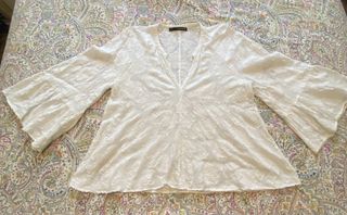 Blusa Sfera Colection Blanca Talla M