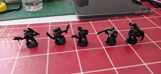 Komandos Orkos Metal - 5 Figuras Warhammer