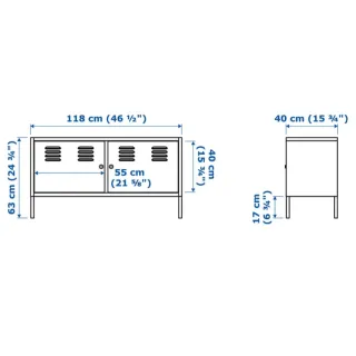 Armario Bajo IKEA PS Blanco