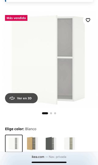 Mueble Knoxhult Blanco Ikea
