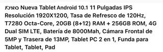 Tablet rosa nueva