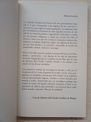Libro la cocina de los conventos