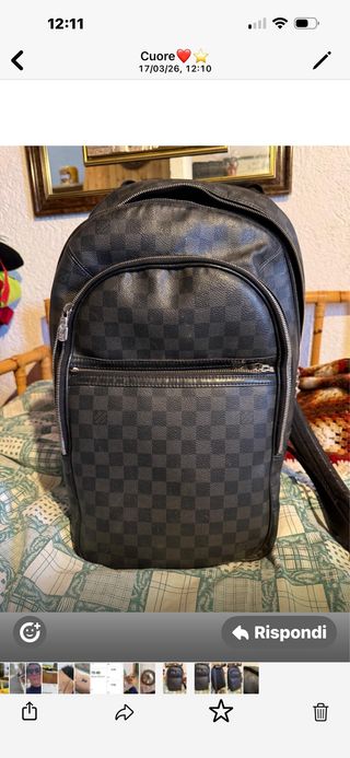 Louis Vuitton Zaino Monogram Grigio