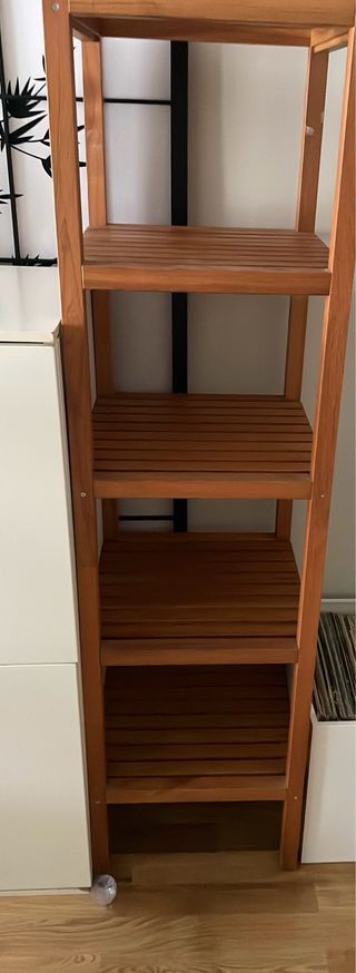 Estantería de madera 5 baldas