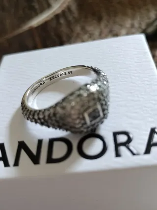 Anillo Pandora Cóctel Plata