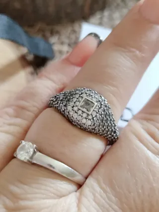 Anillo Pandora Cóctel Plata