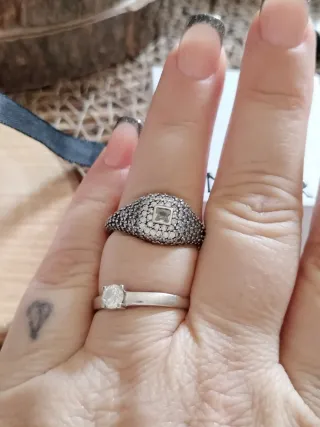 Anillo Pandora Cóctel Plata