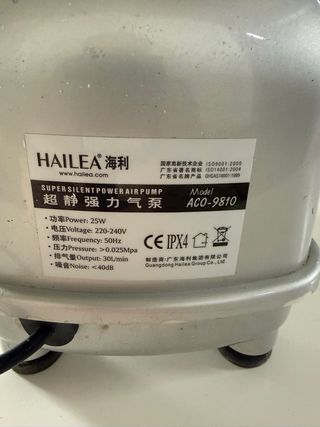 Bomba de aire 30 L/h