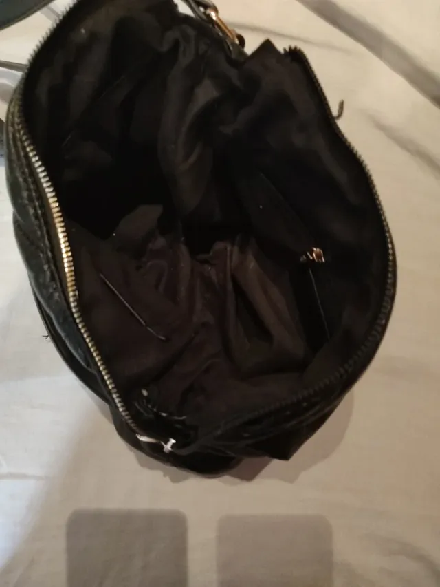 Bolso acolchado negro