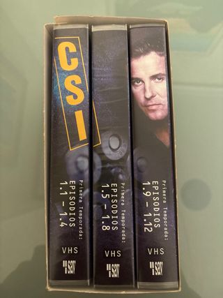 Pack 3 VHS CSI: Crime Scene Investigation