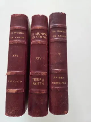 Lote 3 libros El Mundo de Color