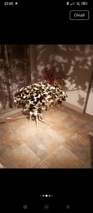 Lampada da terra pianta vite