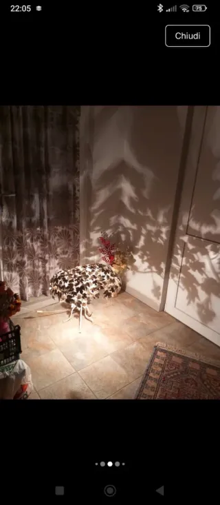 Lampada da terra pianta vite