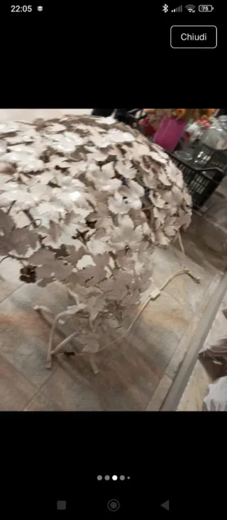 Lampada da terra pianta vite