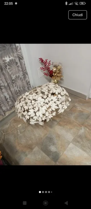 Lampada da terra pianta vite