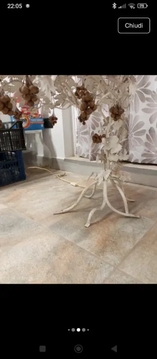 Lampada da terra pianta vite