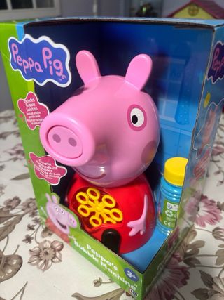 Máquina de burbujas Peppa Pig
