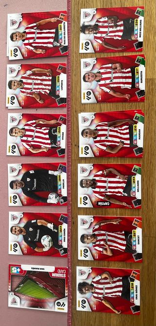 Cromos Athletic Bilbao Adrenalyn XL 25-26