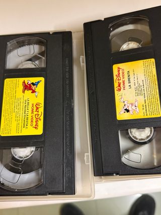Lote Películas Disney VHS (Español)