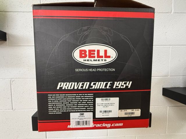 Casco Bell KC7-CMR Venom Green Talla 54 XXS