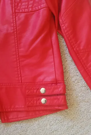 Giubbino similpelle Vero Moda colore rosso