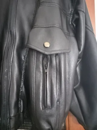 Giaccone vintage anni '90 nero uomo XL oversize