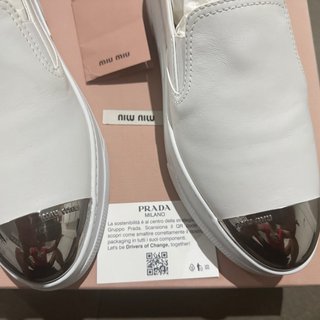 Miu Miu PRADA Plataforma Blanca SIN ESTRENAR