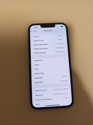 iPhone 13 87% salud de bateria 128GB Verde