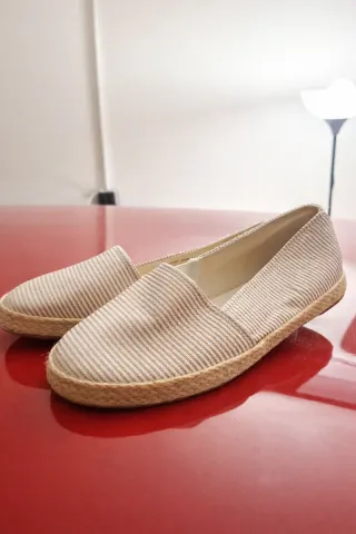 Zapatillas de verano a rayas
