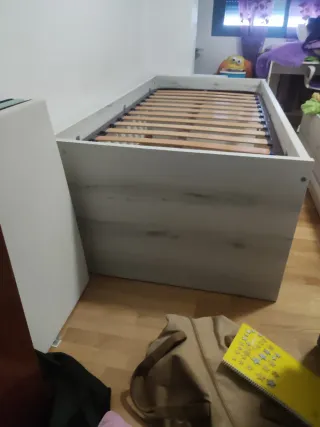 Estructura Cama 90 con Somier