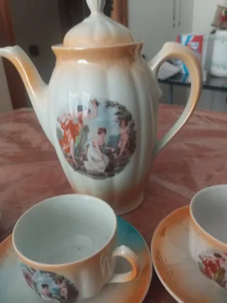 Juego de café vintage porcelana