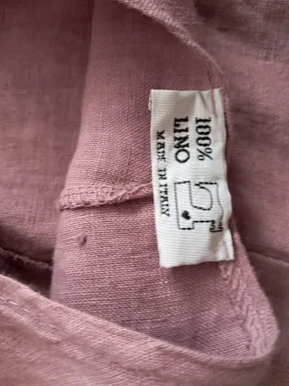 Peto de lino lila pata de elefante