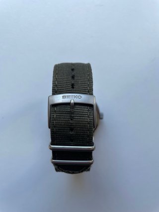 Reloj Seiko Automático Verde y Plateado