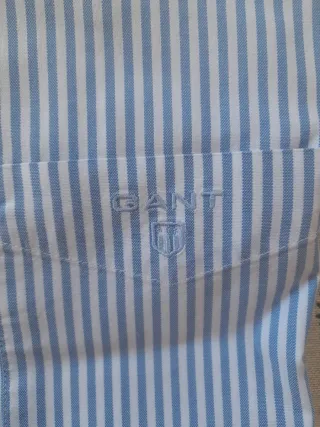 Camisa GANT Rayas Azul y Blanco Talla M