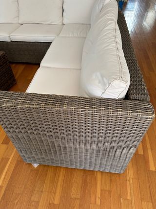 Sofa rinconera terraza exterior muebles jardin